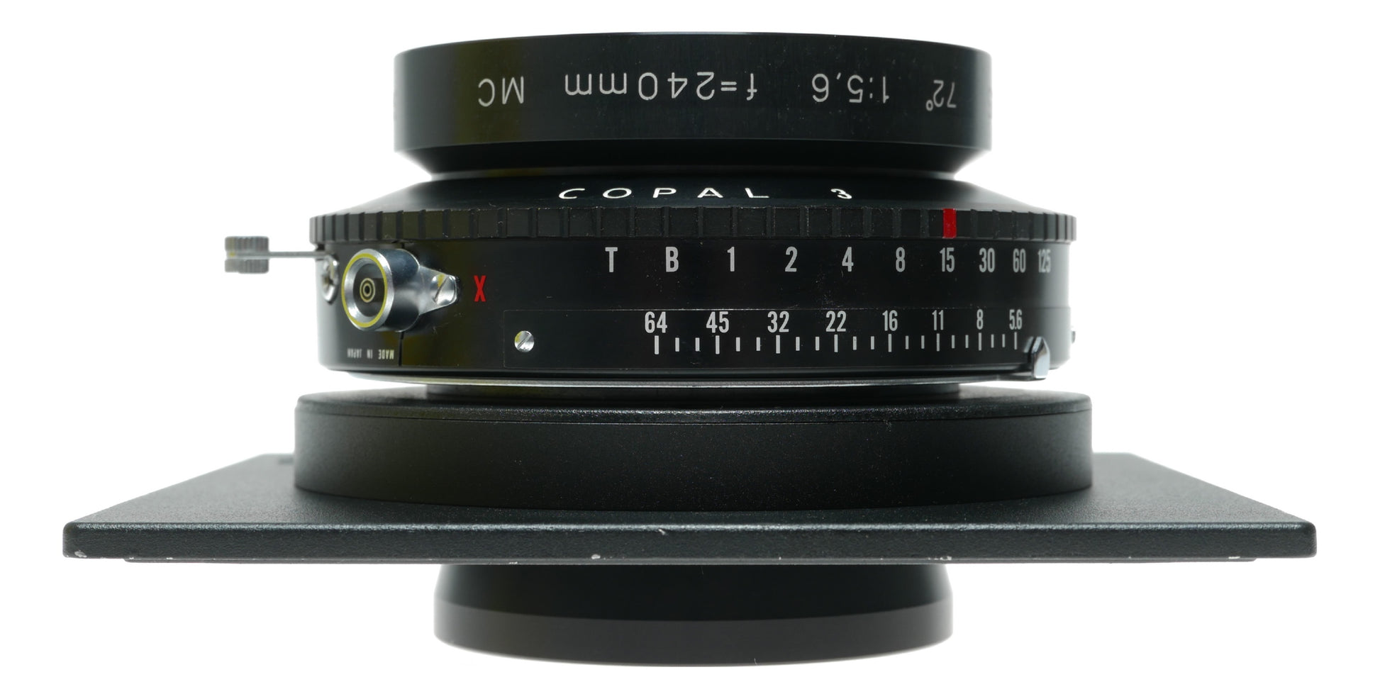 Sinar Sinaron S 240mm f/5.6 Large Format Lens with Copal 3 Shutter - View 5