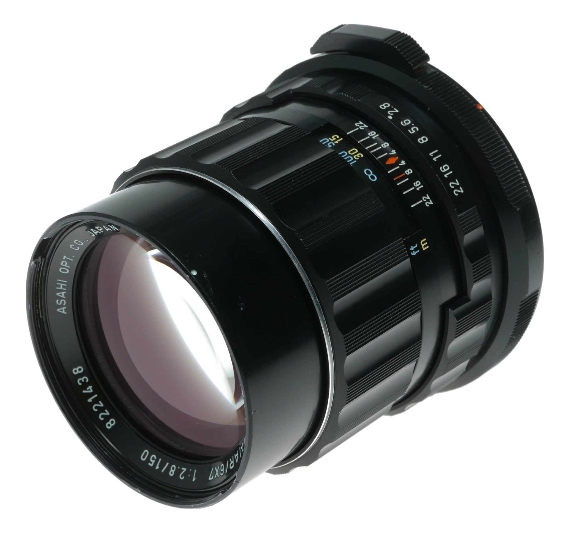 Asahi Pentax Takumar 6x7 150mm f/2.8 Super-Multi-Coated Lens - Vintage Medium Format Lens Made in Japan - View 6
