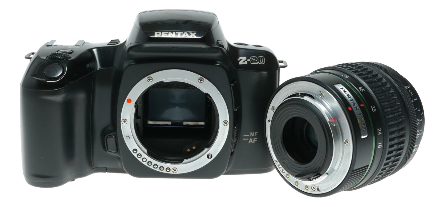 Pentax Z-20 Digital SLR Camera with SMC PENTAX-DA 18-55mm f/3.5-5.6 AL Lens - View 10