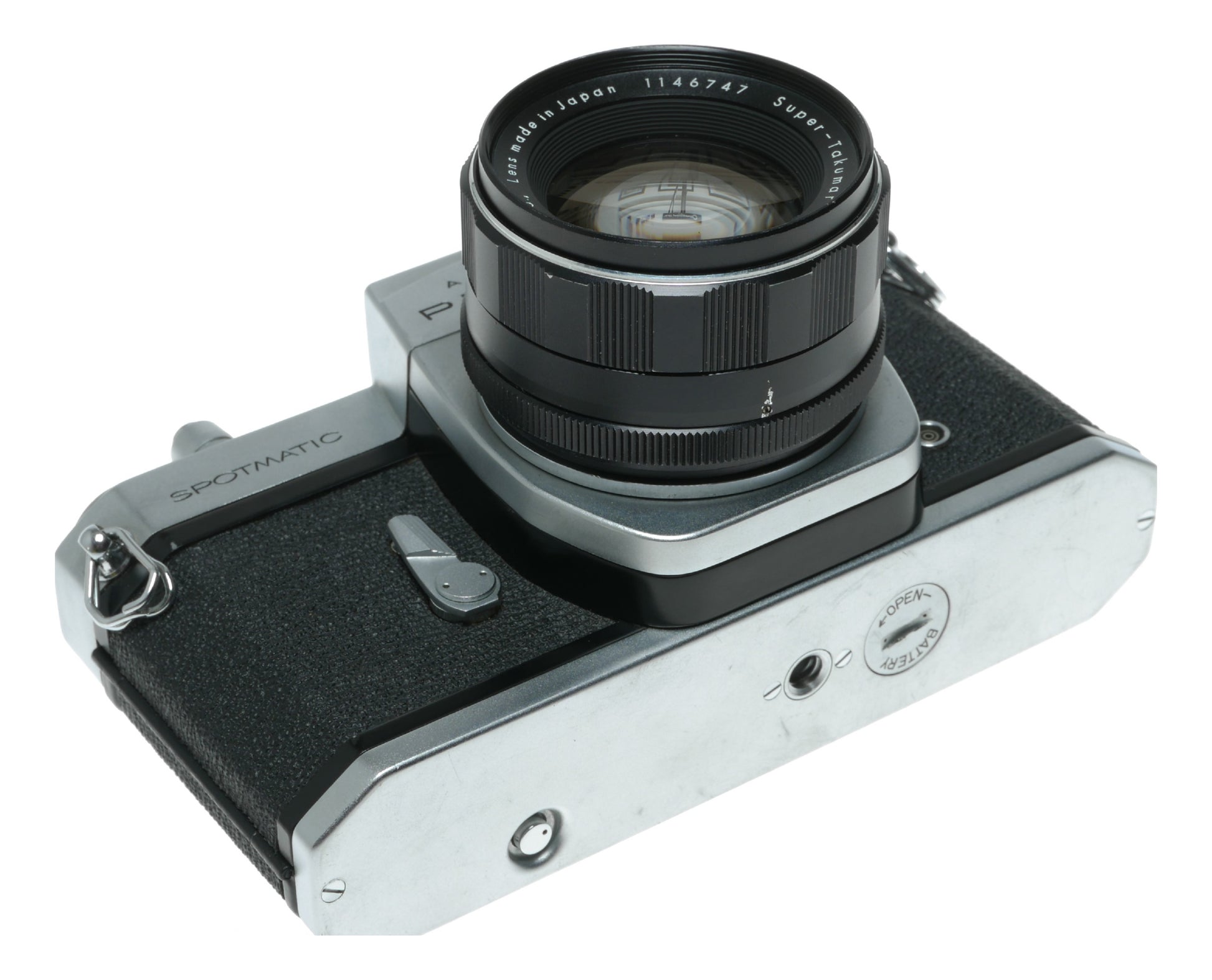 Asahi Pentax Spotmatic Vintage SLR Camera with Super-Takumar 1:1.8/55mm Lens - View 8