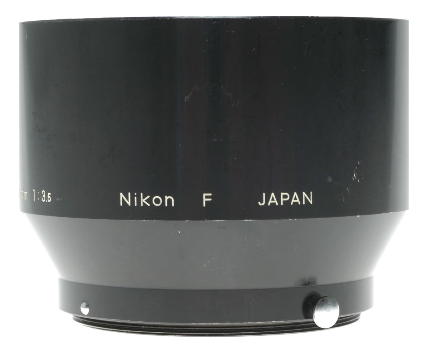 Nikon F Vintage SLR Camera with 10.5cm f/2.5 and 13.5cm f/3.5 Lenses, Made in Japan - View 2