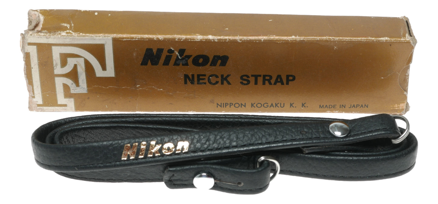 Nikon Vintage Film Camera with Neck Strap, Made in Japan by Nippon Kogaku K. K.
