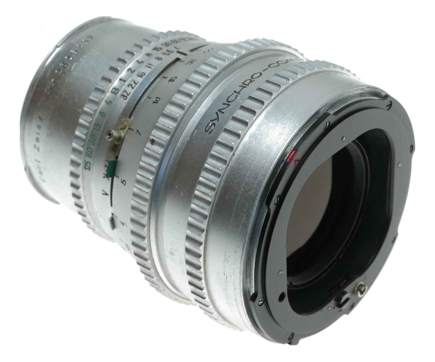Carl Zeiss Sonnar 150mm f/4 Vintage Camera Lens with Synchro-Compur Shutter - View 4