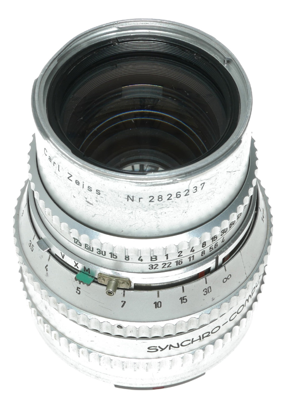 Carl Zeiss Sonnar 150mm f/4 Vintage Camera Lens with Synchro-Compur Shutter - View 8