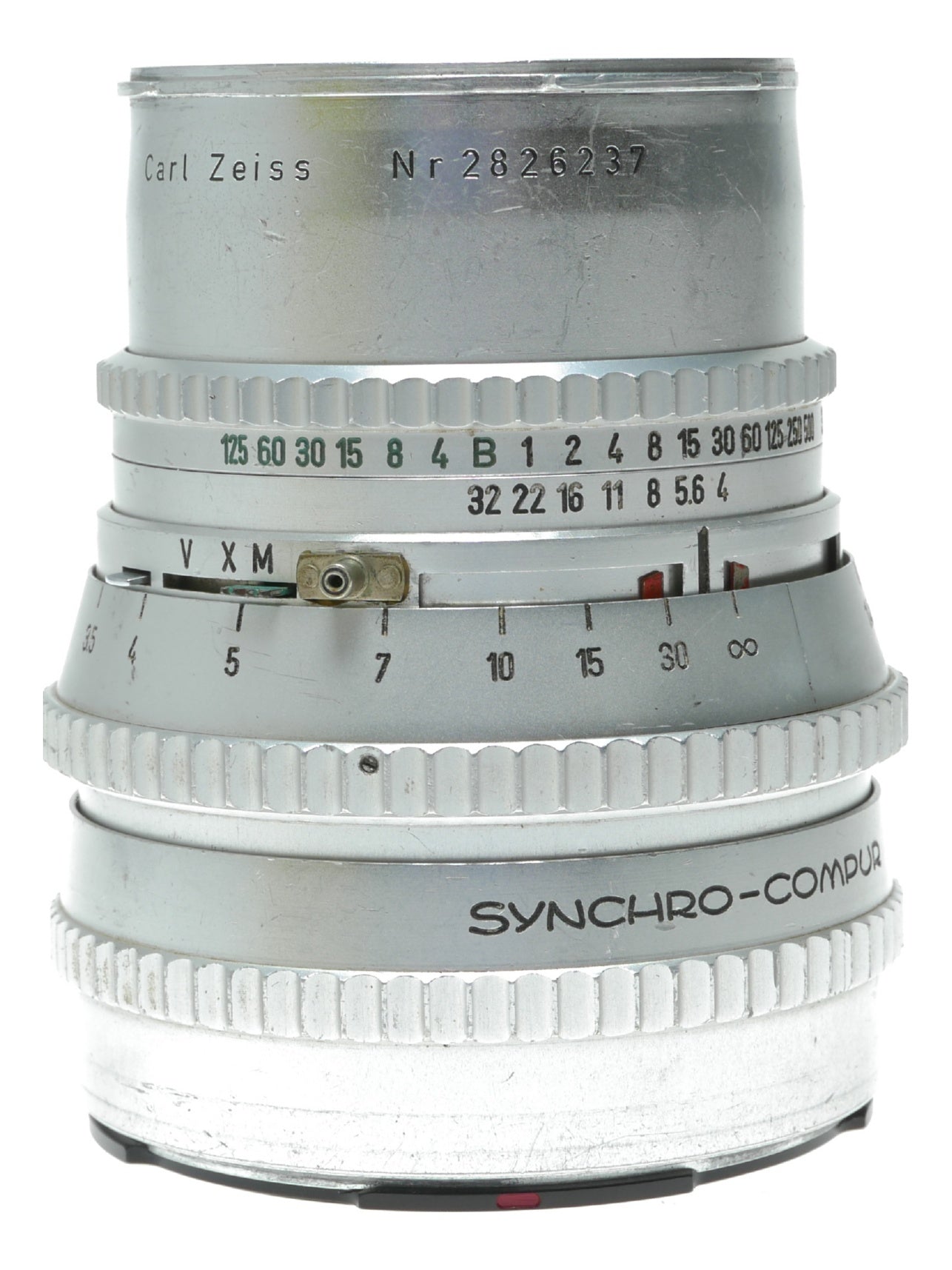Carl Zeiss Sonnar 150mm f/4 Vintage Camera Lens with Synchro-Compur Shutter - View 9