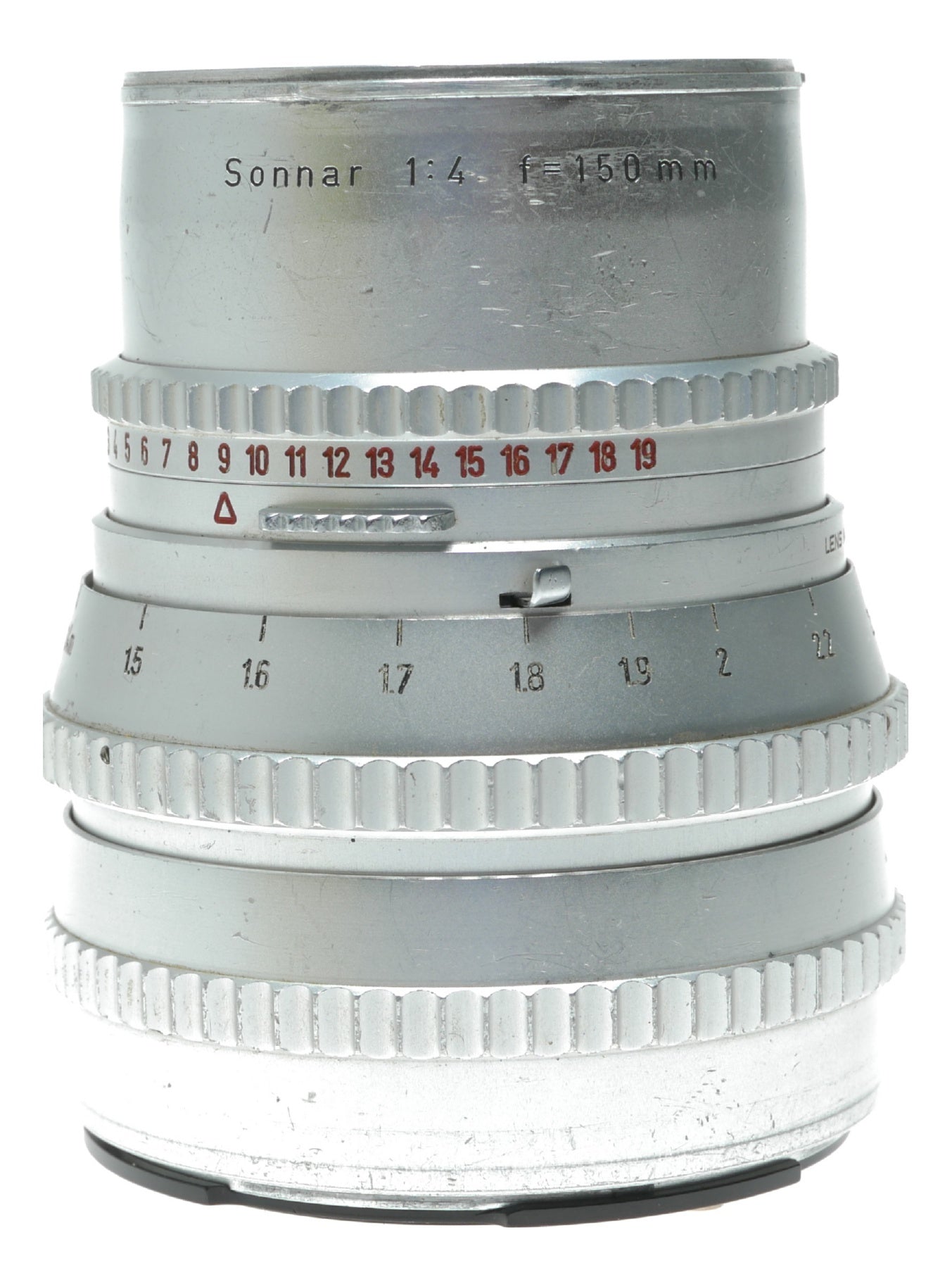 Carl Zeiss Sonnar 150mm f/4 Vintage Camera Lens with Synchro-Compur Shutter - View 10
