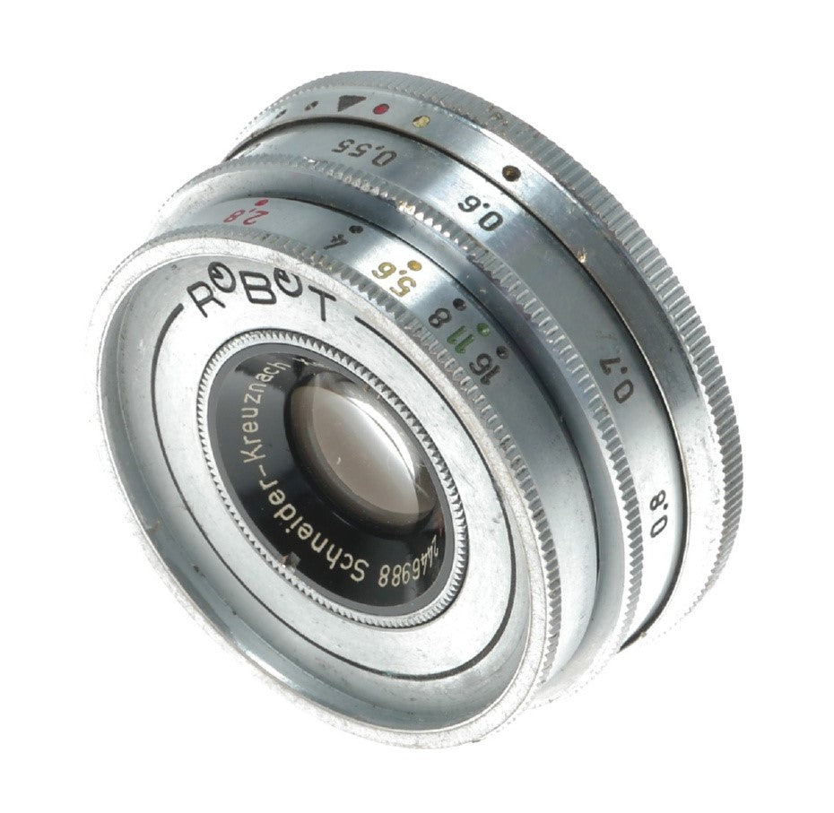 Schneider-Kreuznach Xenar 1:2.8/37.5 Vintage Camera Lens with Robot Mount - View 2