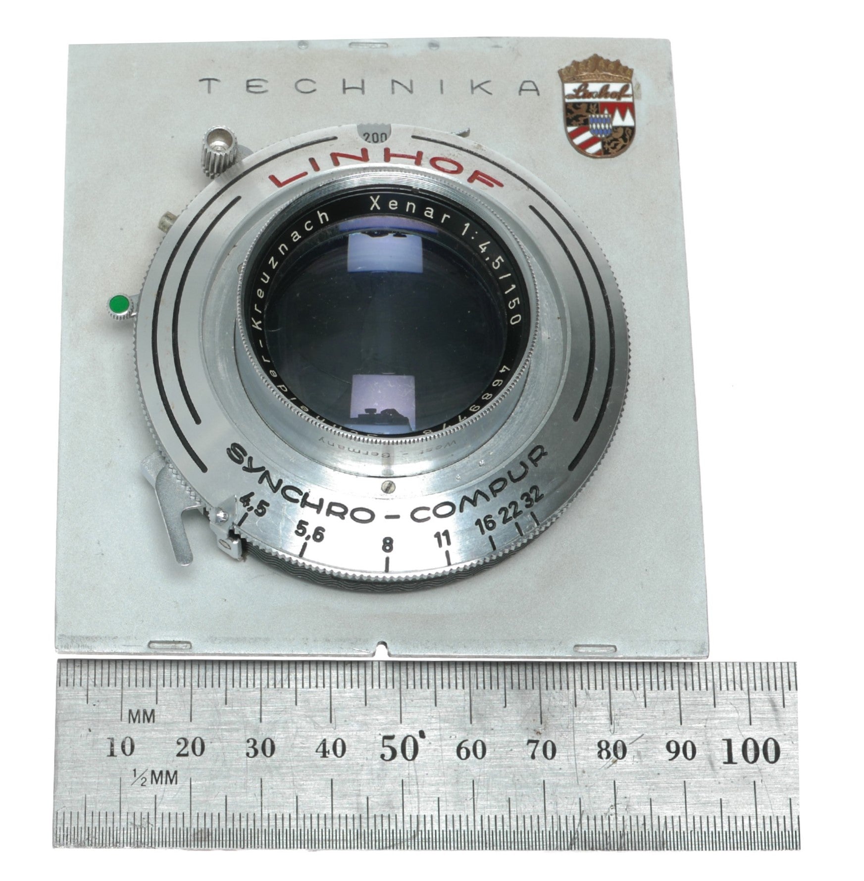 Vintage Linhof Technika IV Vintage Large Format Camera with Schneider-Kreuznach Xenar 150mm f/4.5 Lens