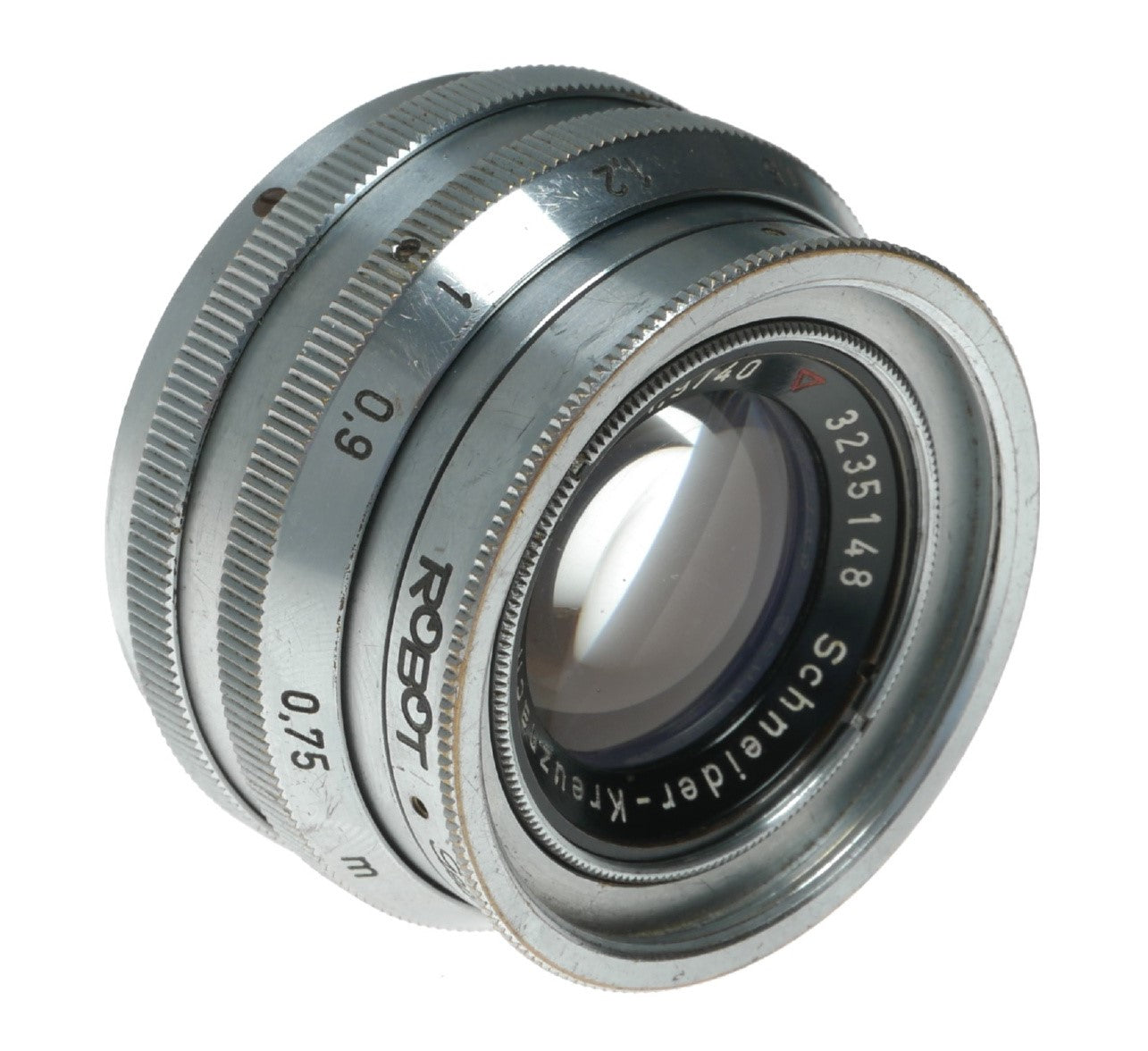 Schneider-Kreuznach Xenon 1:1.9/40mm f/1.9 Vintage Camera Lens from Germany - View 4