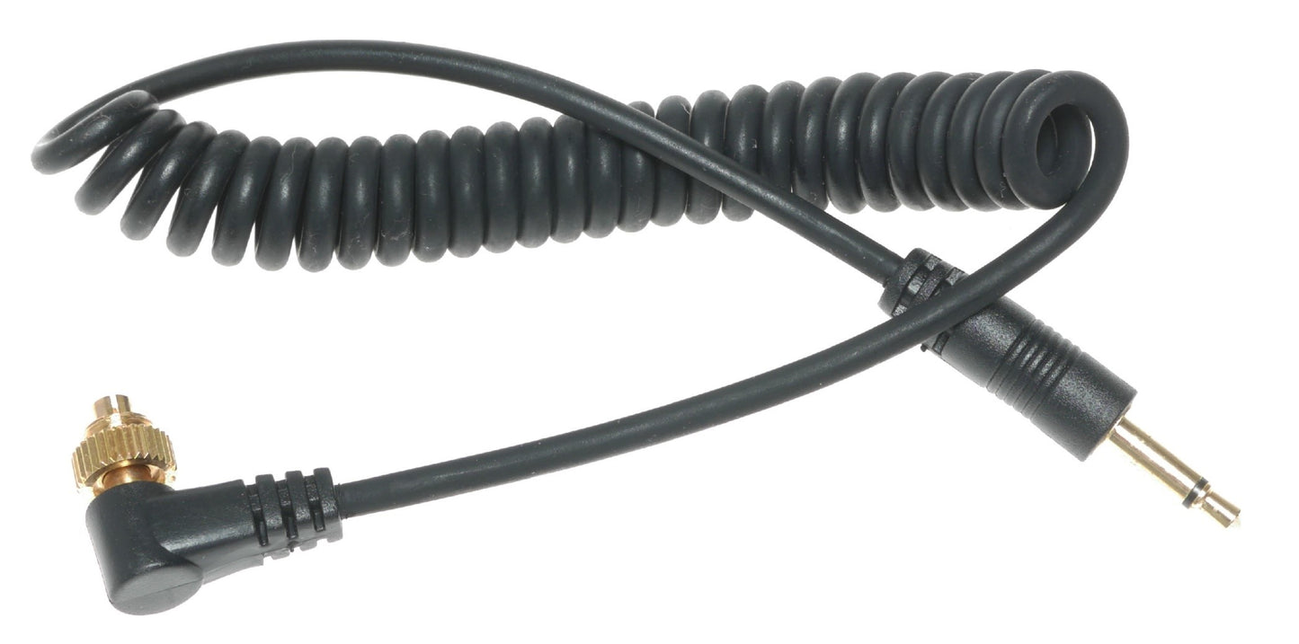 Rotolight RL-35PC-CBL Flash Sync Cable with 3.5mm Jack to PC Sync, 10" Coiled Cord - View 3