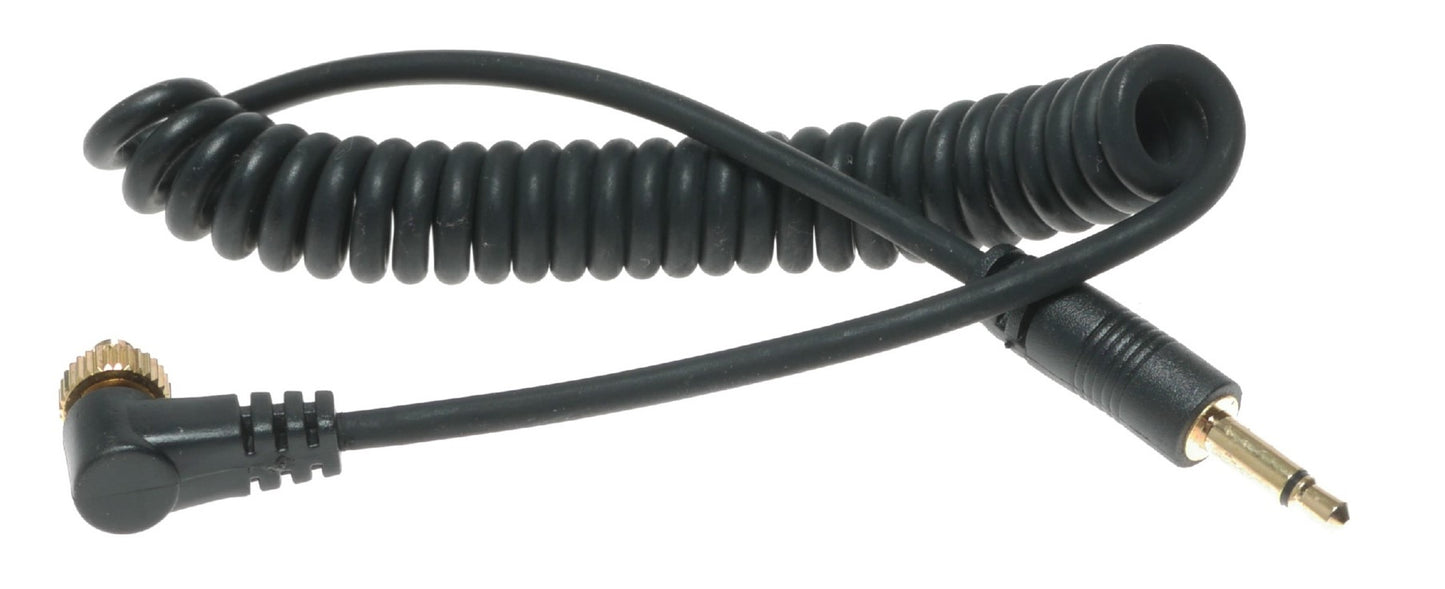 Rotolight RL-35PC-CBL Flash Sync Cable with 3.5mm Jack to PC Sync, 10" Coiled Cord - View 4
