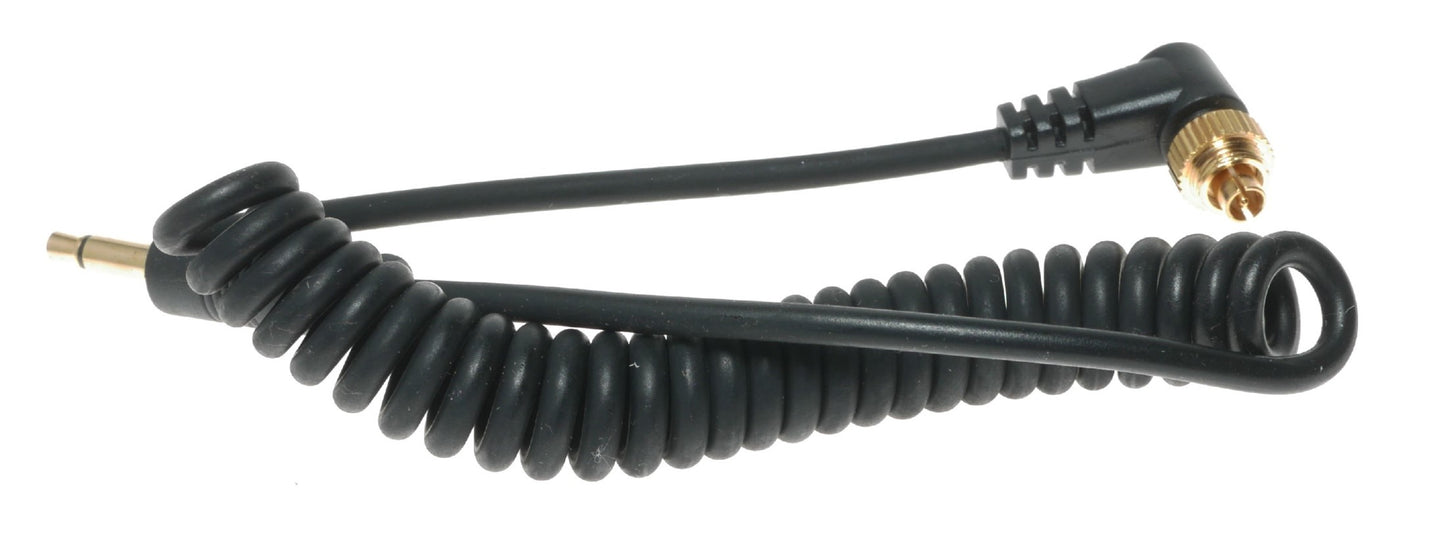 Rotolight RL-35PC-CBL Flash Sync Cable with 3.5mm Jack to PC Sync, 10" Coiled Cord - View 7