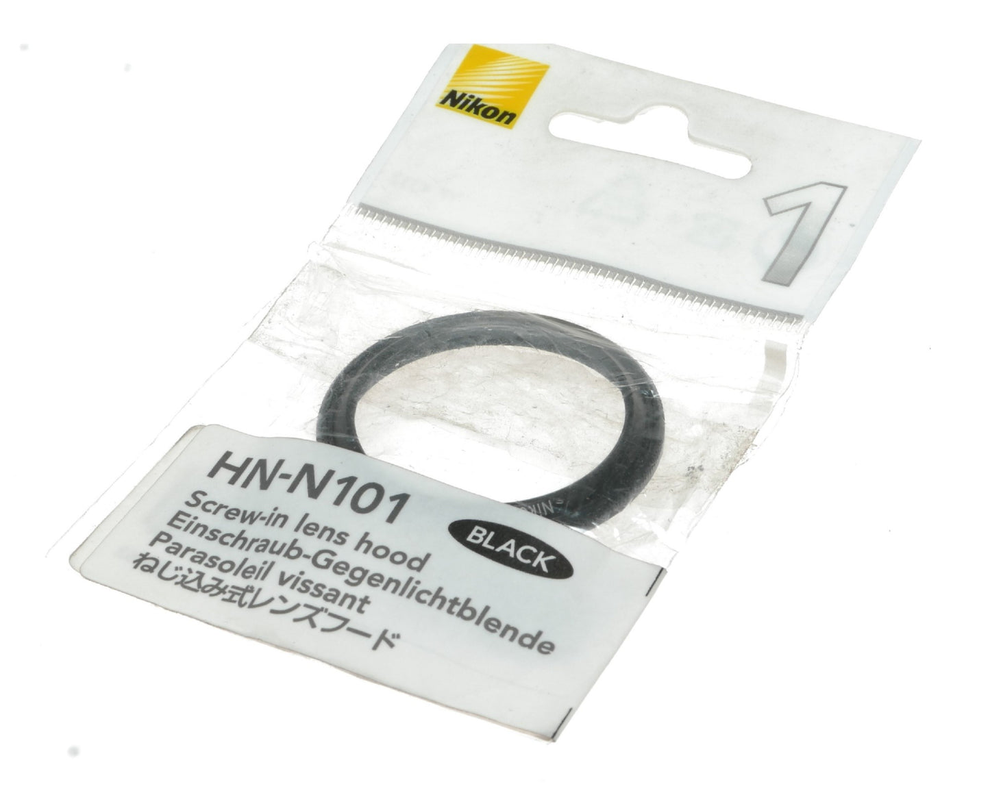 Nikon 1 HN-N101 Black Screw-in Lens Hood for 1 Series Cameras - View 5