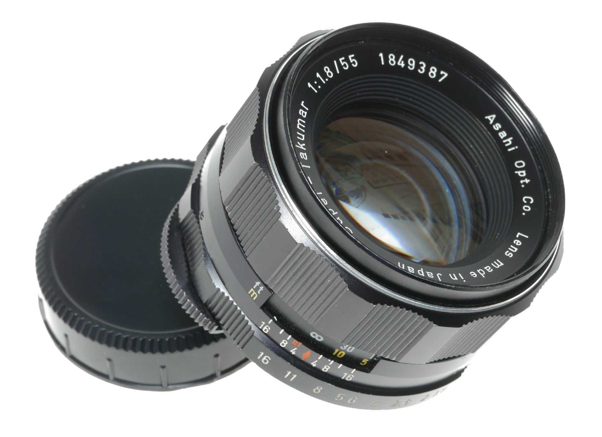Asahi Pentax Super-Takumar 55mm f/1.8 Vintage Prime Lens - View 2