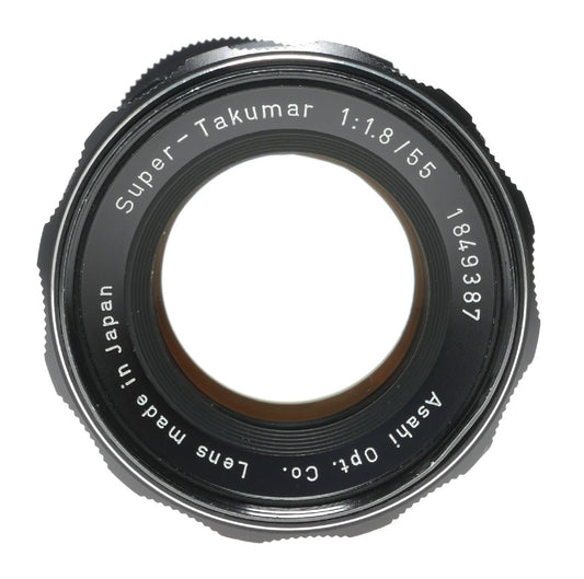Asahi Pentax Super-Takumar 55mm f/1.8 Vintage Prime Lens - View 3