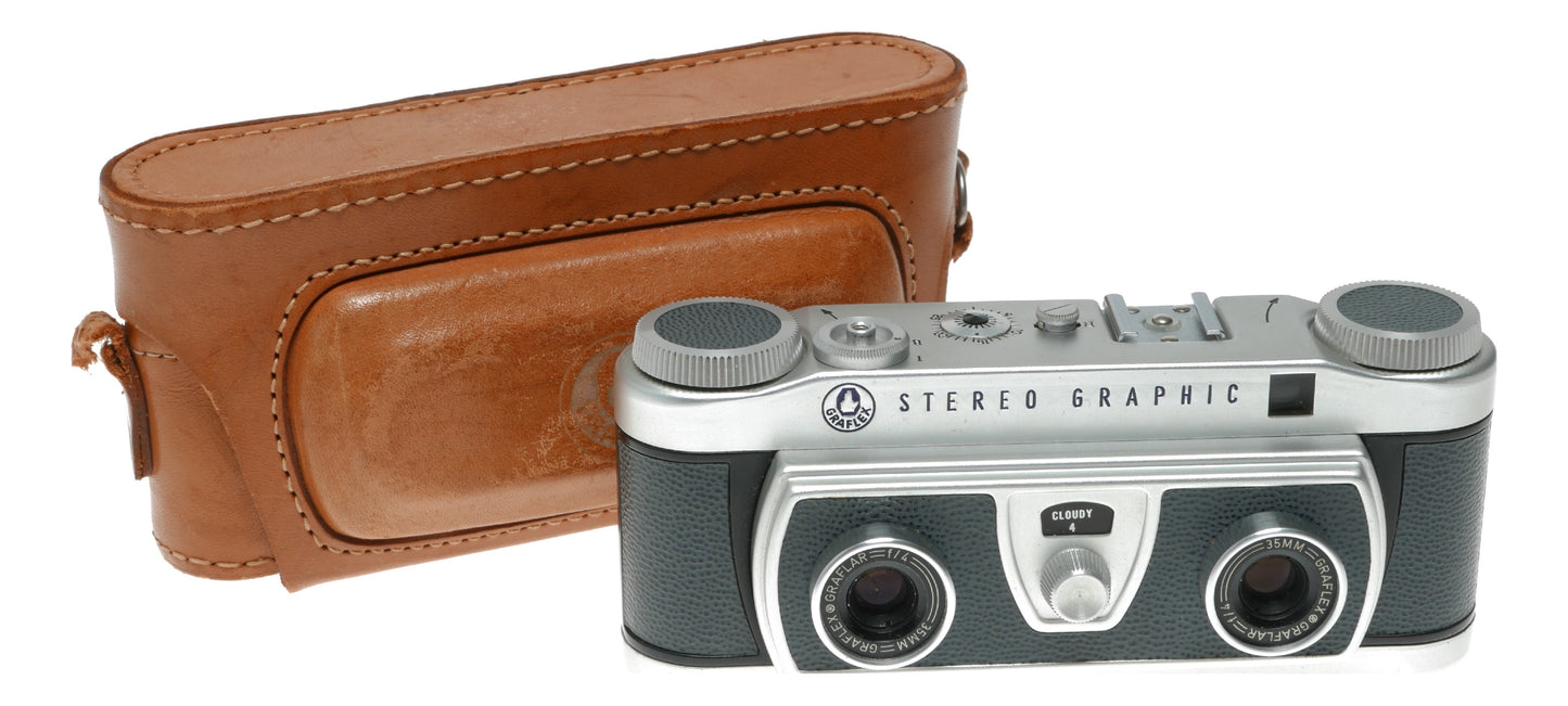 Graflex Stereo Graphic 25mm f/4 Vintage Film Camera
