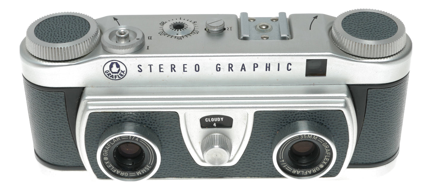 Graflex Stereo Graphic 25mm f/4 Vintage Film Camera - View 3
