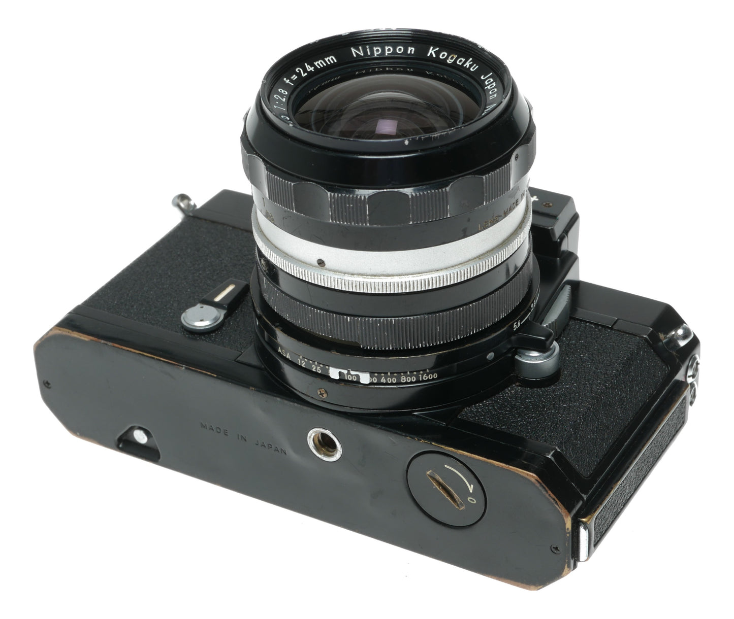 Nikkormat FT Vintage SLR Camera with Nikkor-N Auto 24mm f/2.8 Lens - View 8