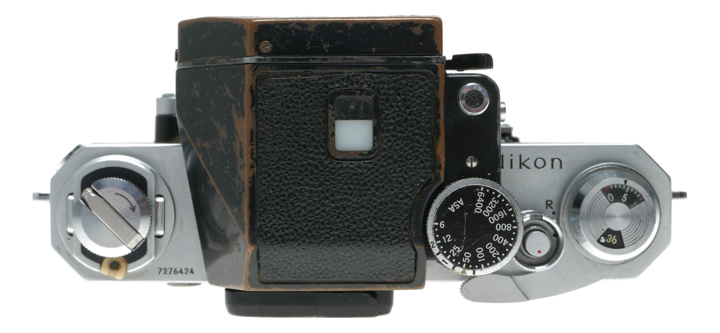 Nikon F Vintage Film SLR Camera with Shutter Speeds from 1s to 1/2000s, Made in Japan - View 5