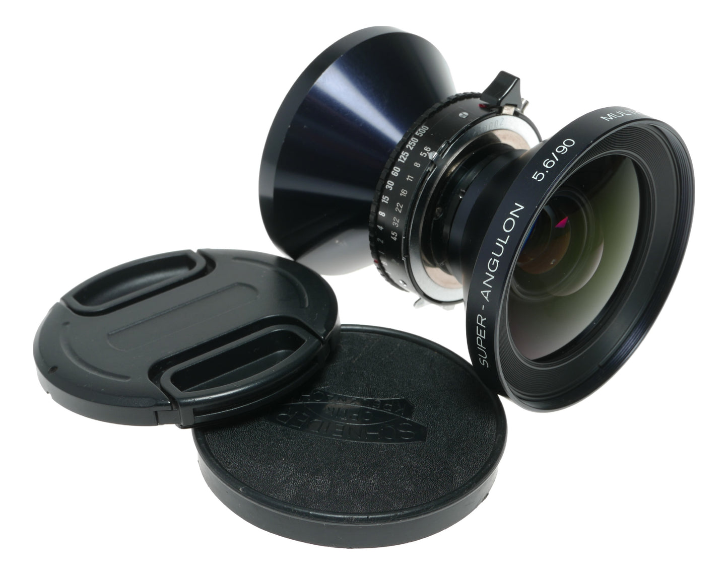 Schneider Kreuznach Super-Angulon 5.6/90mm f/5.6 Lens with Multi-Coating, Made in Germany and Japan