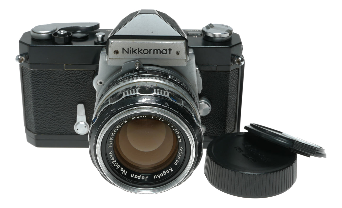 Nikkormat FT Vintage SLR Camera with Nikkor-S Auto 50mm f/1.4 Lens by Nippon Kogaku Japan