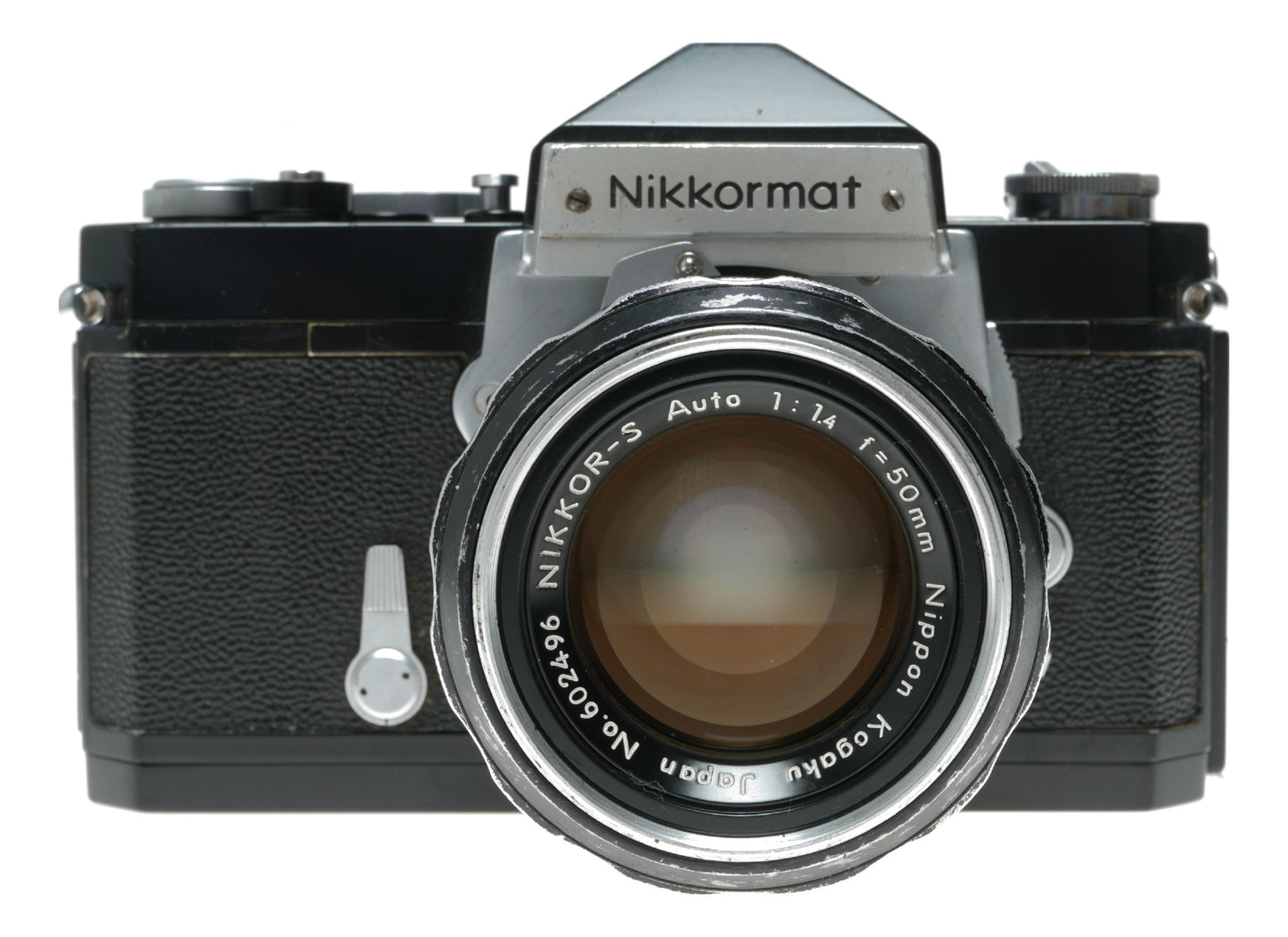 Nikkormat FT Vintage SLR Camera with Nikkor-S Auto 50mm f/1.4 Lens by Nippon Kogaku Japan - View 2