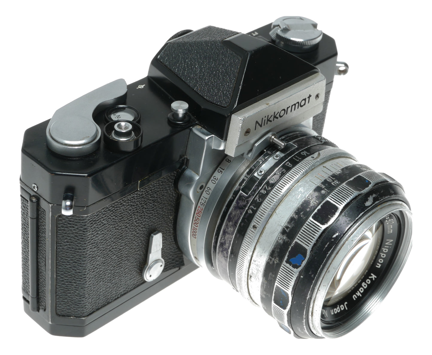 Nikkormat FT Vintage SLR Camera with Nikkor-S Auto 50mm f/1.4 Lens by Nippon Kogaku Japan - View 5