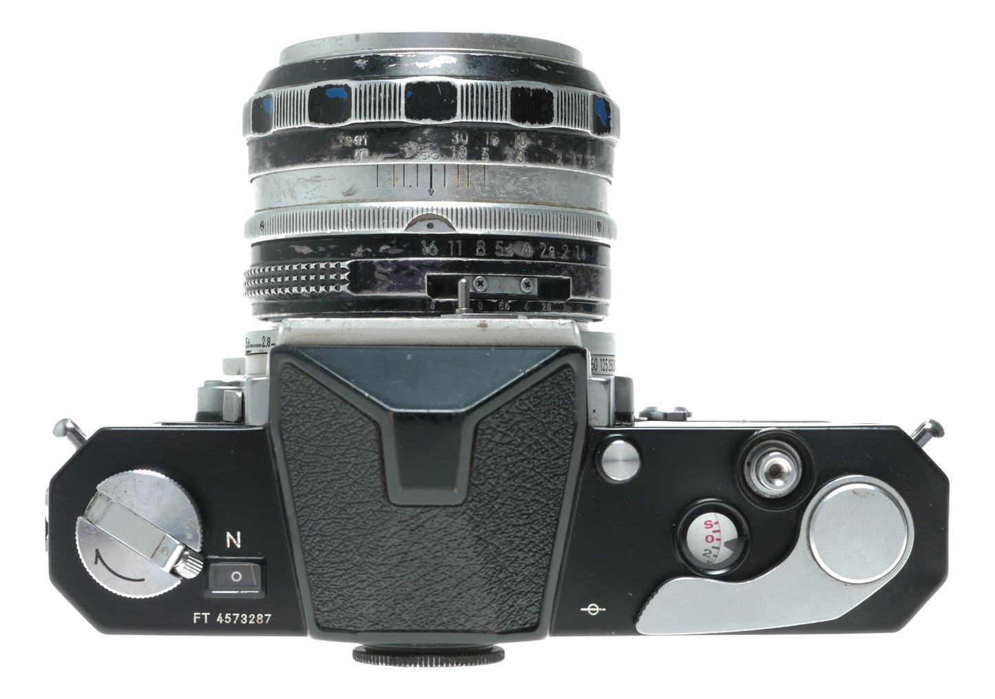 Nikkormat FT Vintage SLR Camera with Nikkor-S Auto 50mm f/1.4 Lens by Nippon Kogaku Japan - View 6