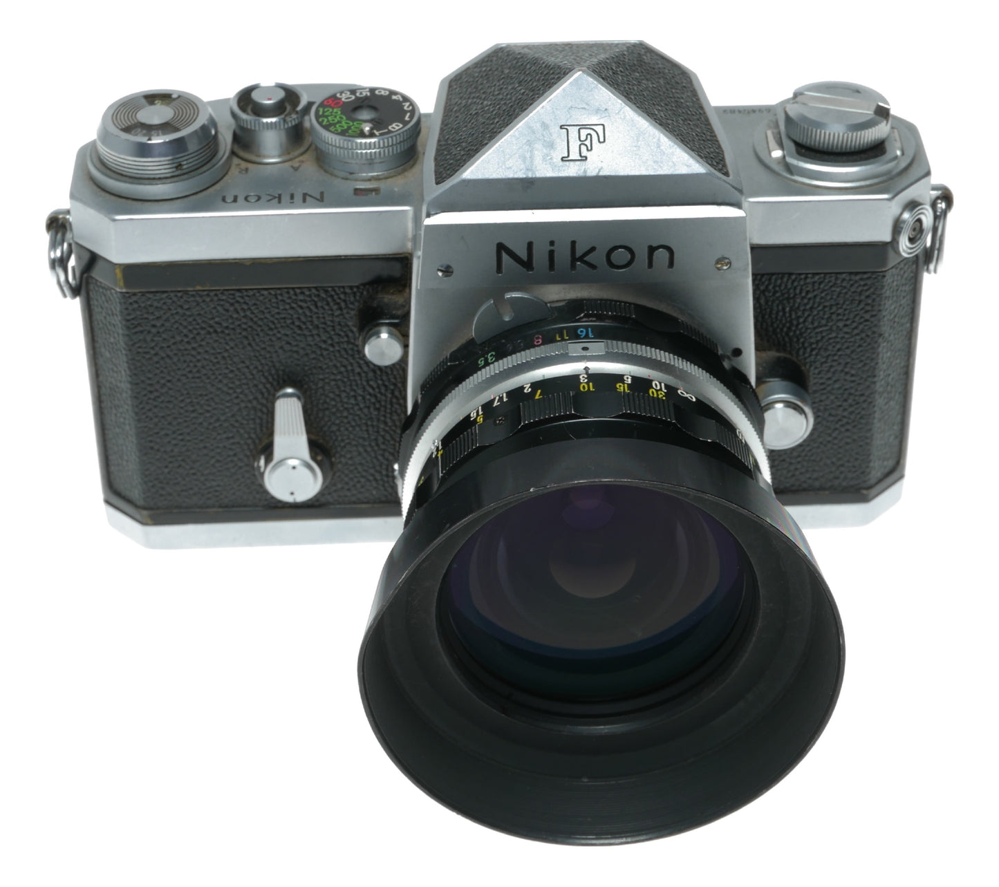 Nikon Nikkor-H.C Auto 28mm f/3.5 Vintage Lens with HN-2 Hood - View 3
