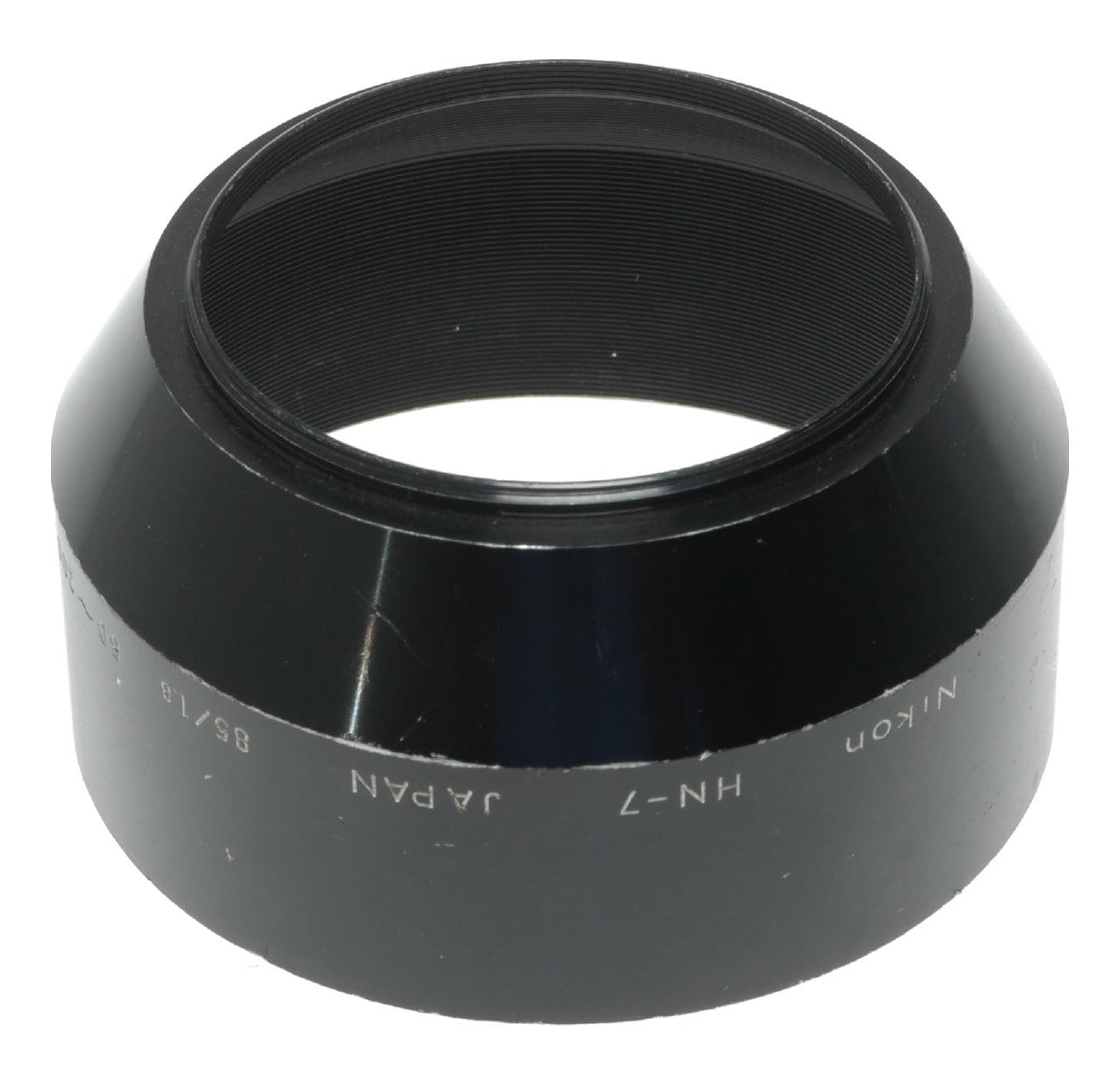Nikon HN-7 Lens Hood for 85mm f/1.8 and 80-200mm f/4.5 Lenses - Made in Japan - View 6