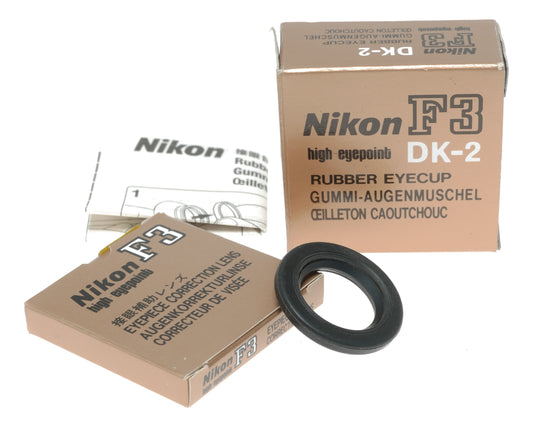 Nikon F3 High Eyepoint SLR Camera with DK-2 Rubber Eyecup