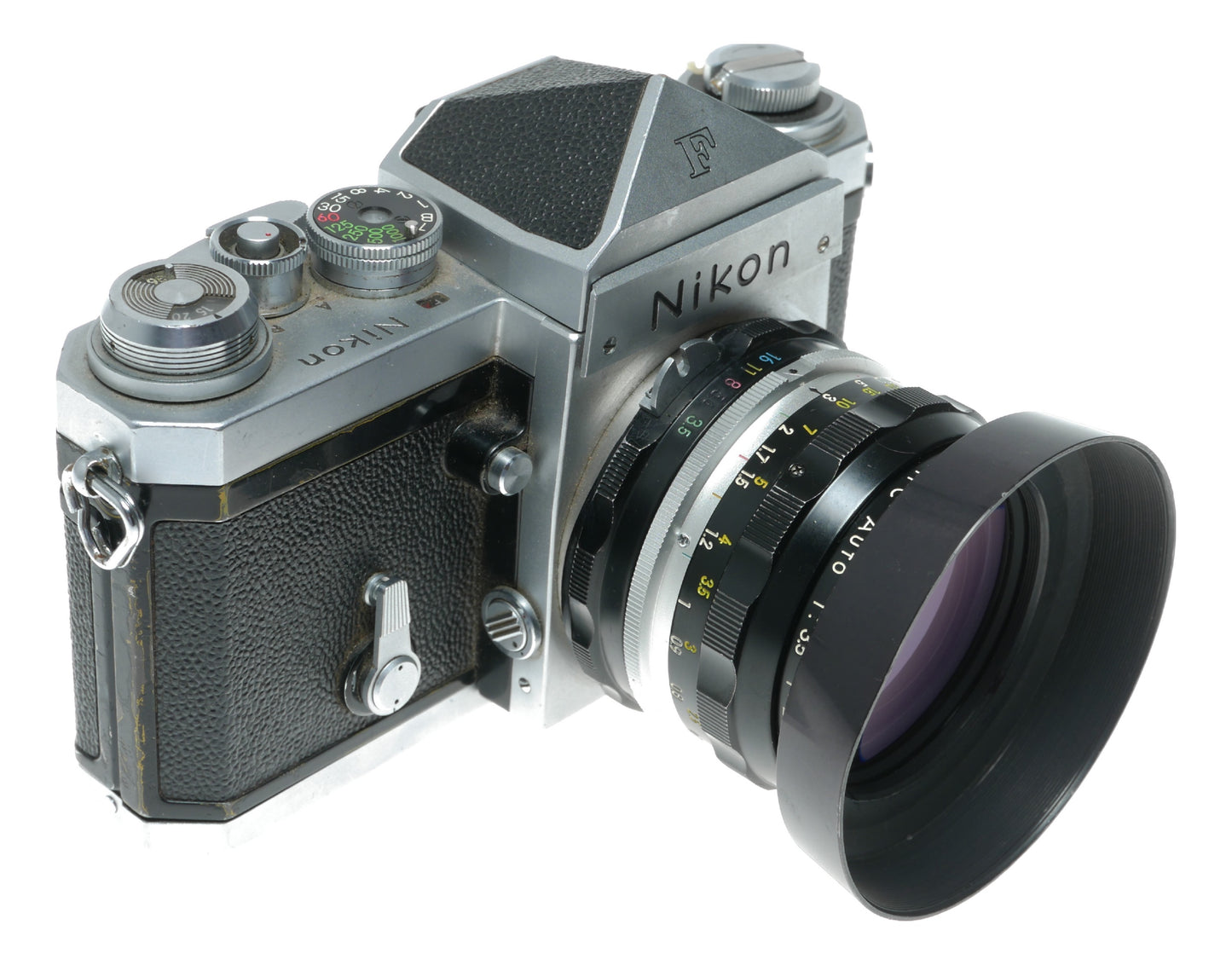 Nikon Nikkor-H.C Auto 28mm f/3.5 Vintage Lens with HN-2 Hood - View 4