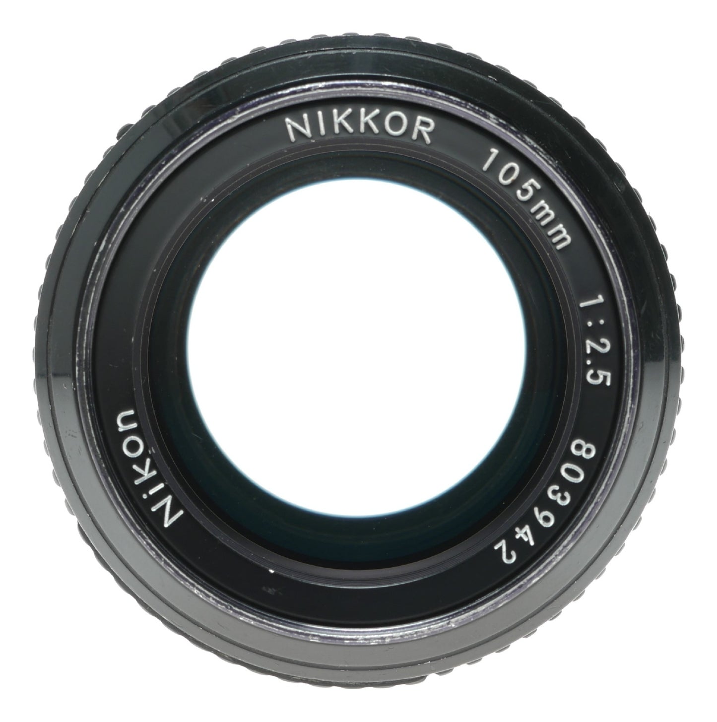 Nikon Nikkor 105mm f/2.5 Vintage Prime Lens Made in Japan - View 9