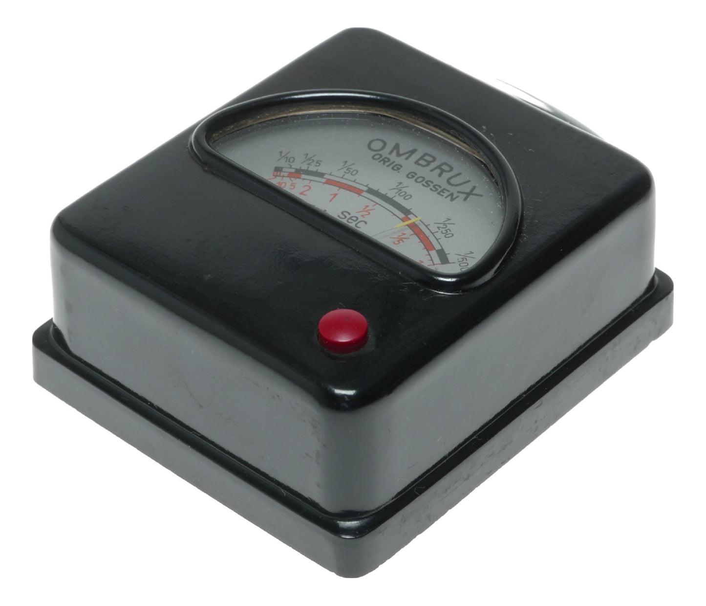 Gossen Ombrux Vintage Light Meter with Exposure Times and DIN Scale - Made in Germany - View 3