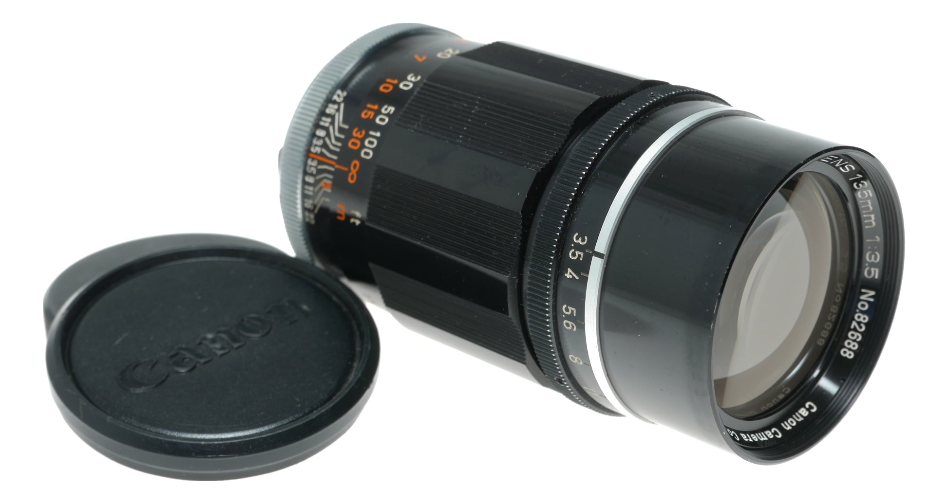 Canon FL 135mm f/3.5 Vintage Prime Lens Made in Japan - View 2