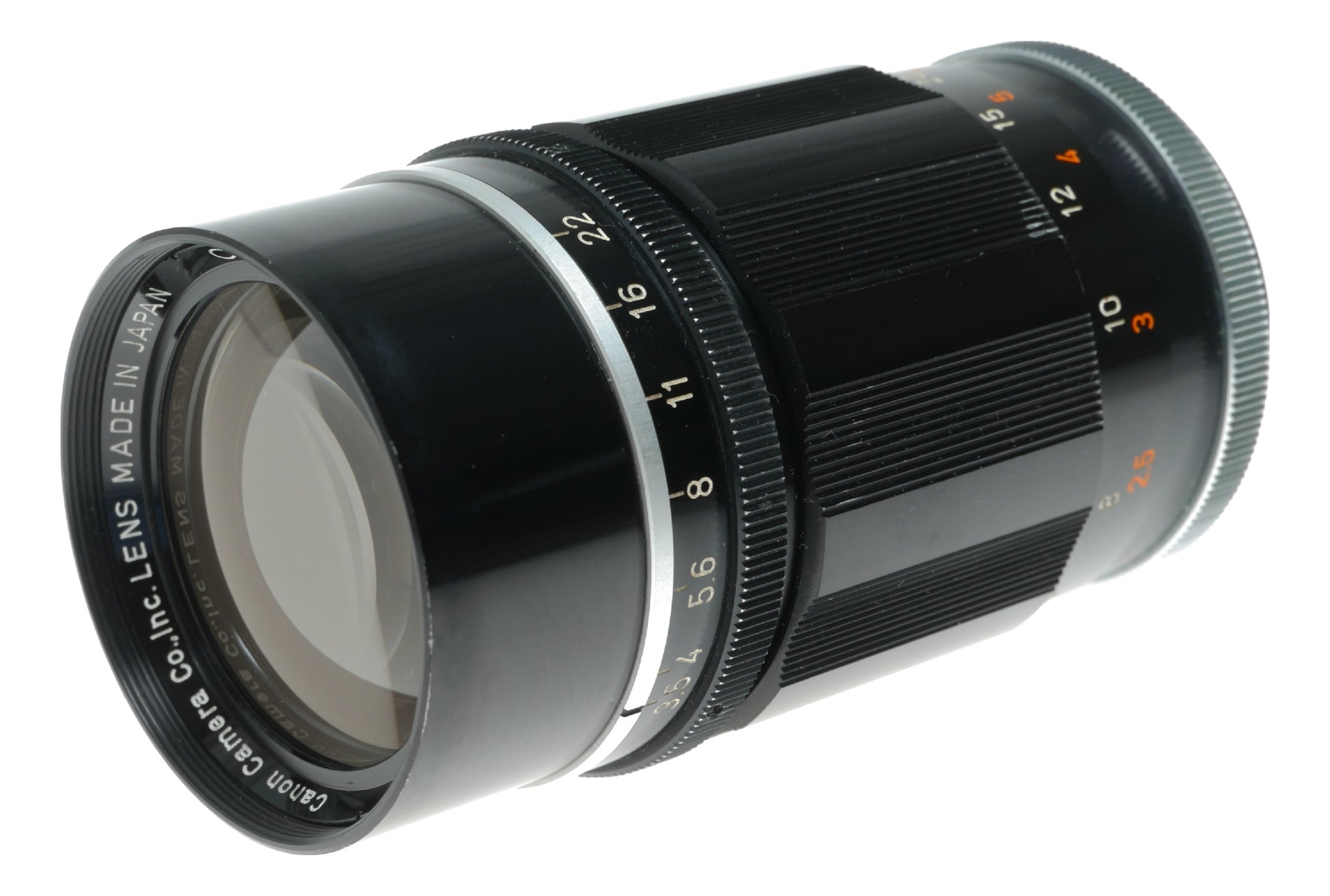 Canon FL 135mm f/3.5 Vintage Prime Lens Made in Japan - View 3