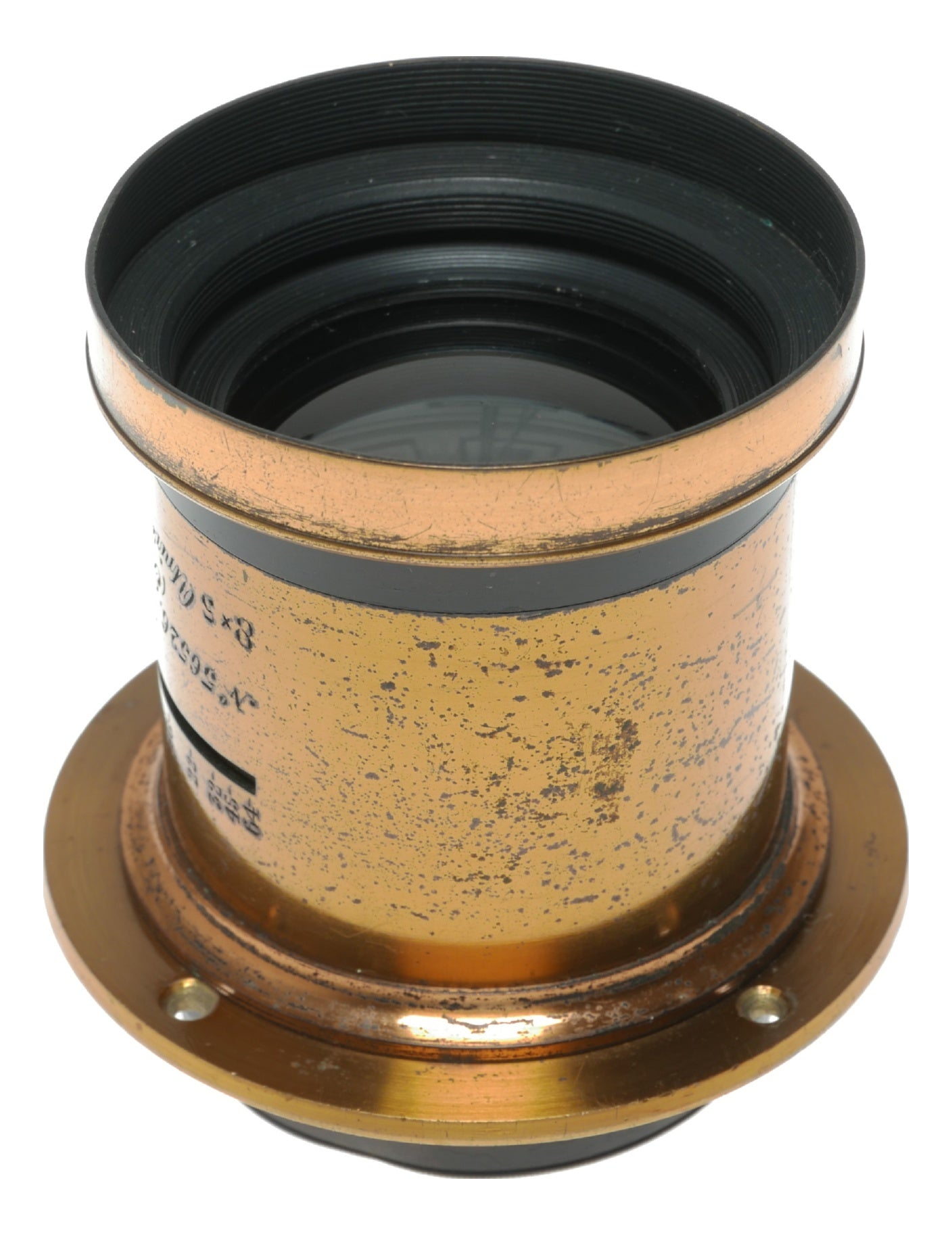 Dallmeyer Rapid Rectilinear Vintage Camera Lens 5x8 with f/8-f/45 Aperture - View 3