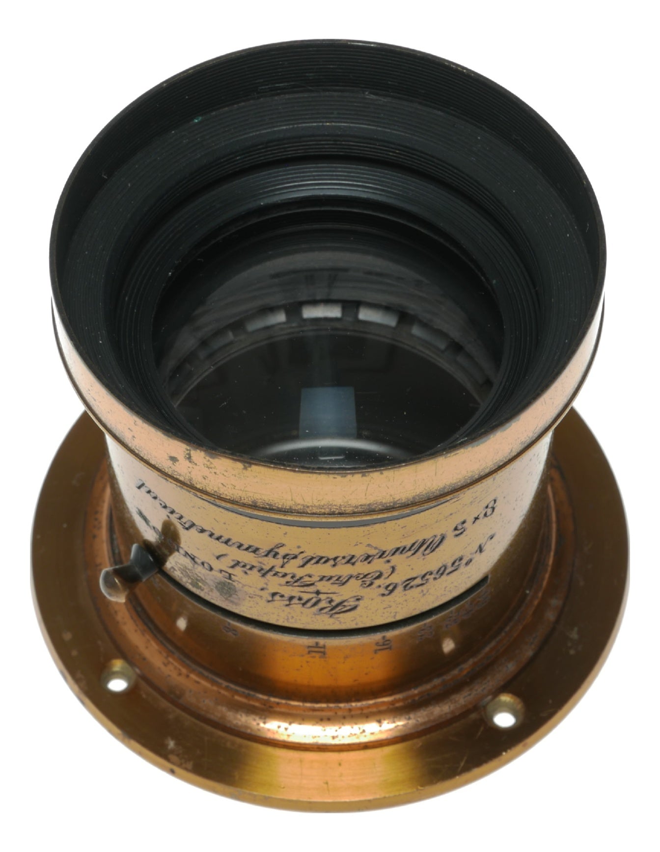 Dallmeyer Rapid Rectilinear Vintage Camera Lens 5x8 with f/8-f/45 Aperture - View 10