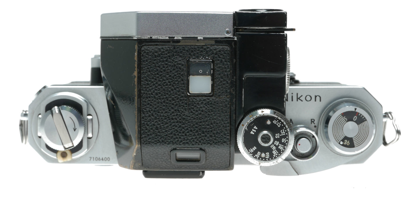 Nikon F Vintage Film SLR Camera Made in Japan - View 5
