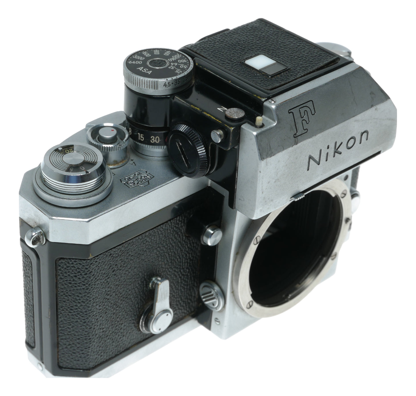 Nikon F Vintage Film SLR Camera with Nippon Kogaku Tokyo Lens, Made in Japan - View 2