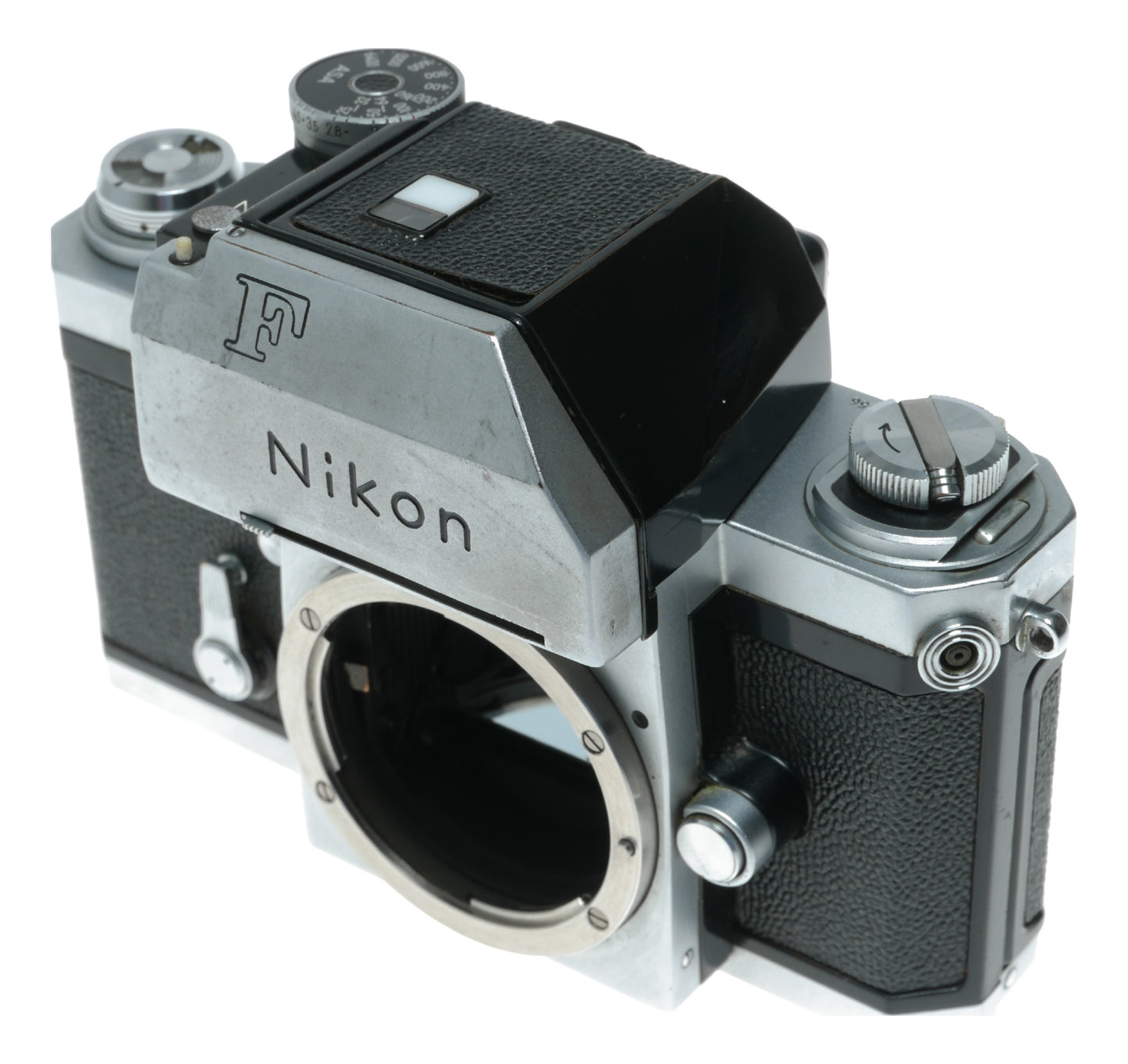 Nikon F Vintage Film SLR Camera with Nippon Kogaku Tokyo Lens, Made in Japan - View 4