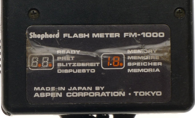 Shepherd electronic flash exposure meter fm-1000 vintage