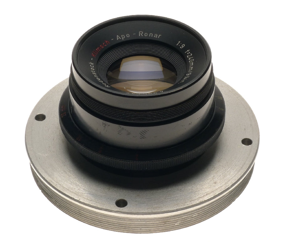 Rodenstock apo-ronar 1:9 f=240mm sg240/300 large format lens f9.5/12in