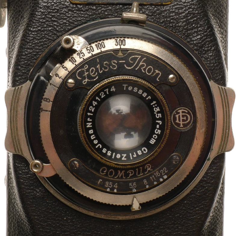 Zeiss ikon kolibri 523/18 compact 3x4cm camera tessar 1:3.5 f=5cm