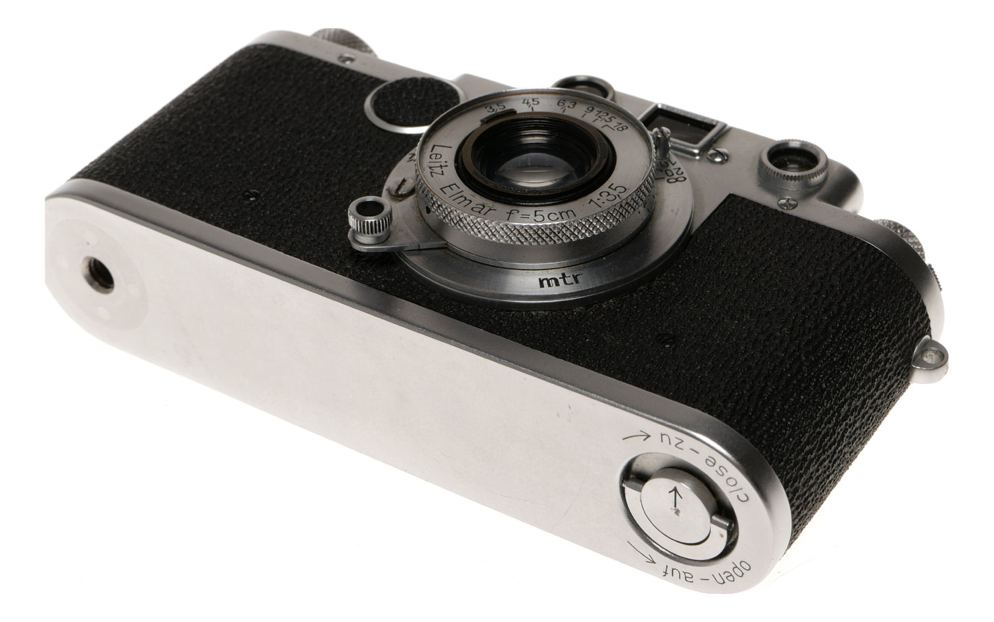 Leica IIIf Elmar 50mm f/3.5 Rangefinder Film Camera - View 13