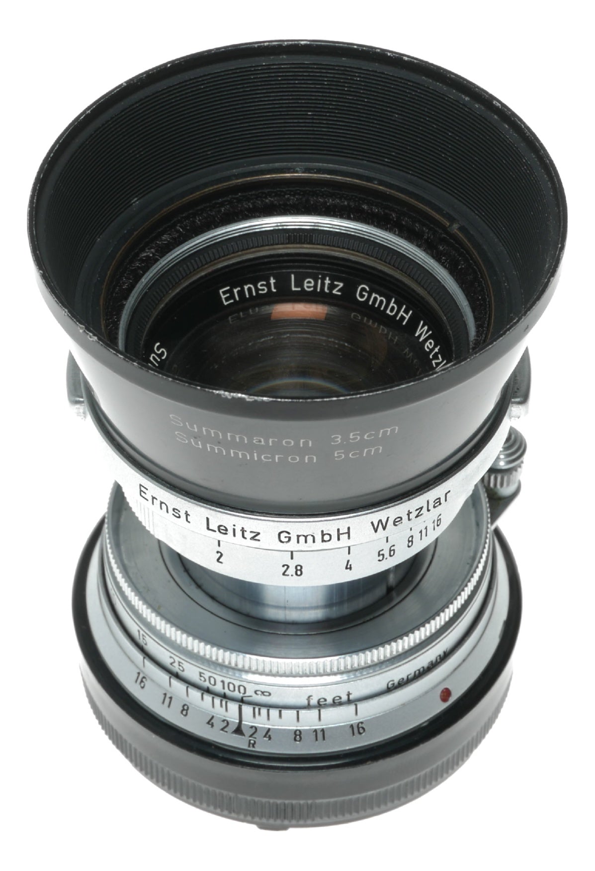 Leica M Summicron 1:2 f=5cm bayonet mount 2/50mm lens set just serviced