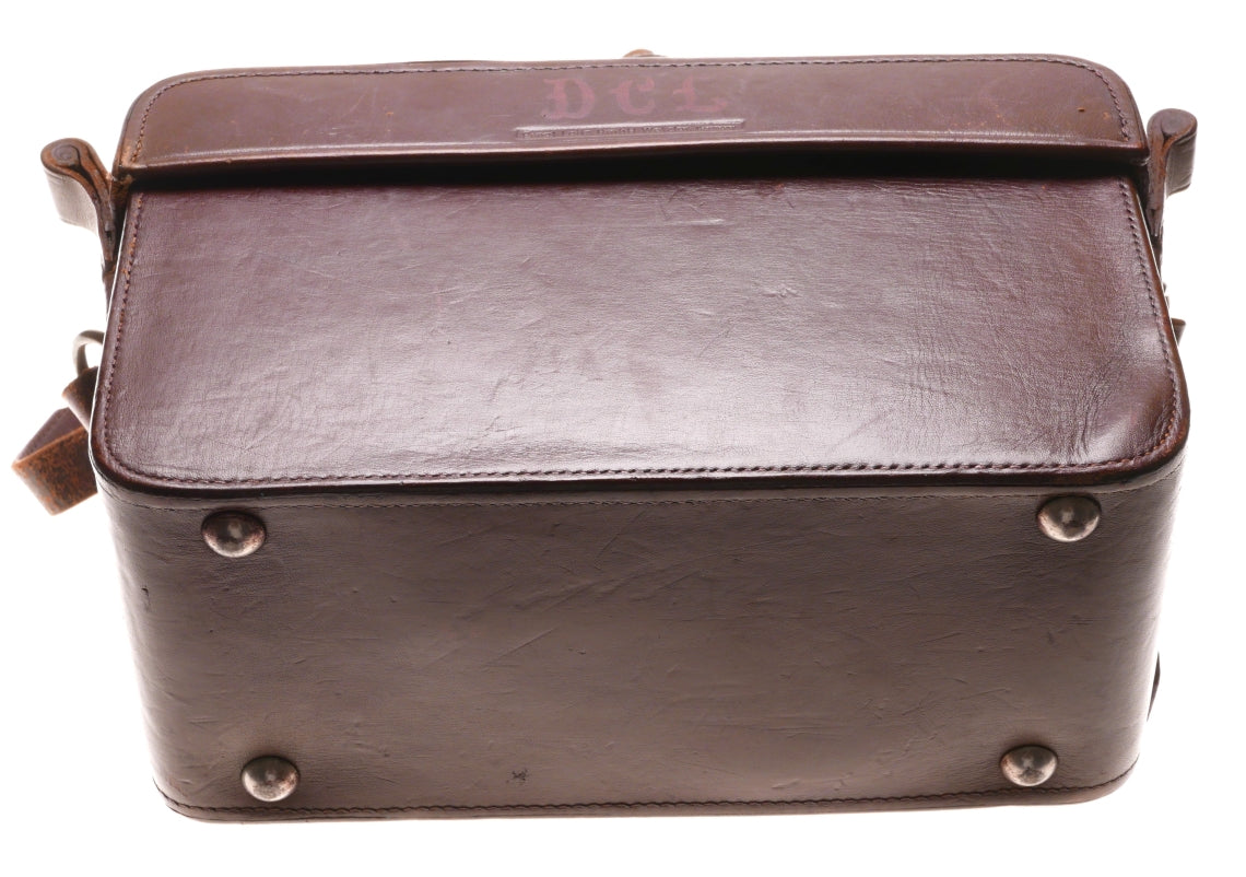 Leica original leather carry protective case for ks-15 35mm film camera lenses