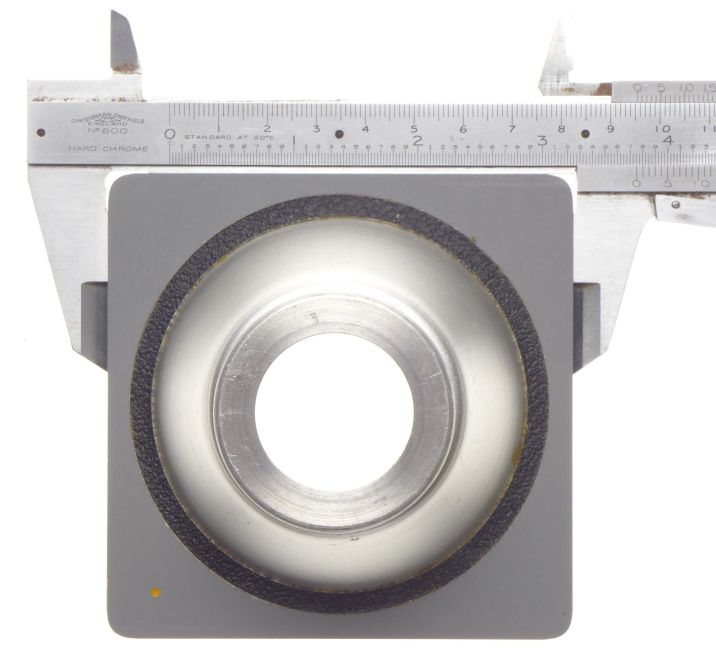 Universal recessed camera lens board 9.5x9.5cm large format film photography