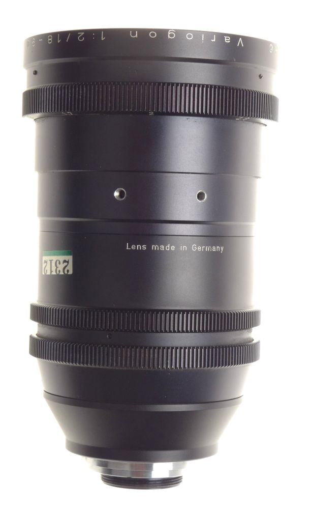 Schneider-kreuznach variogon zoom lens 1:2/18-90 c-mount