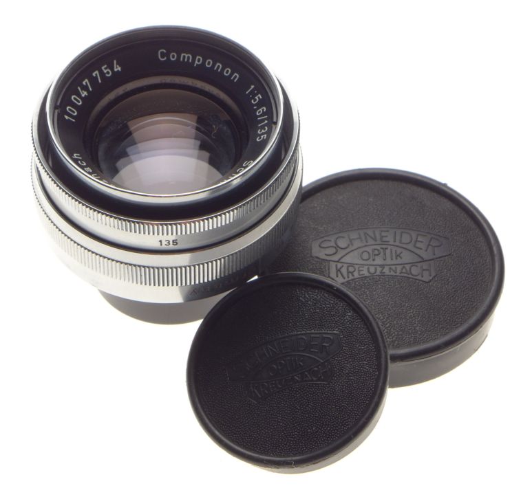 Schneider kreuznach componon 1:5.6/135 enlarger lens caps excellent